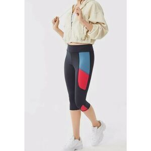 Urban Outfitters Frankie Colorblock Cropped Legging Black Size Small